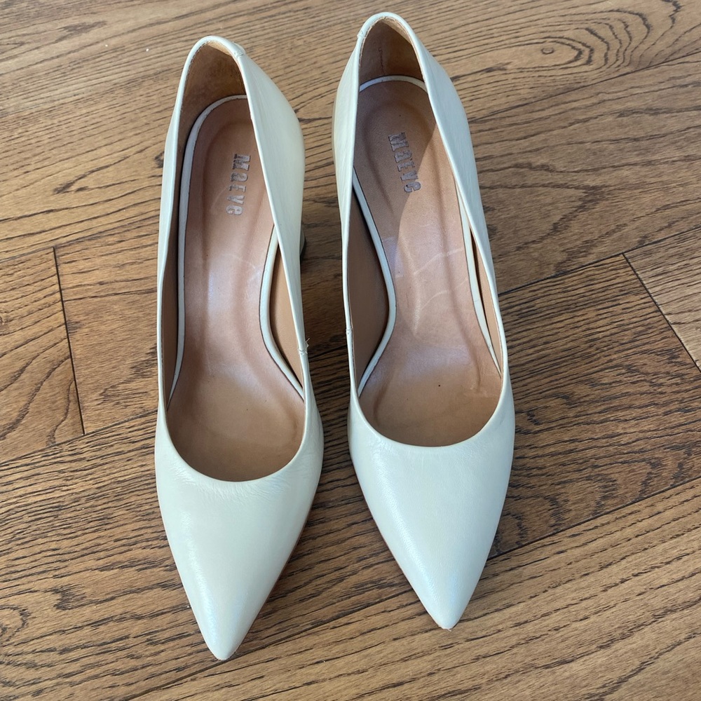 Maeve Nude heels from Anthropologie.
